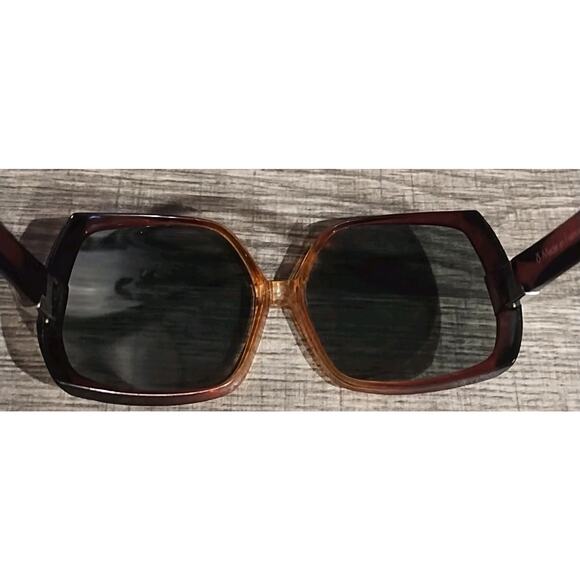 Vtg Ettore Bugatti EB Sunglasses 60s 70s Disco Motown Oversized France Designer - Picture 7 of 9